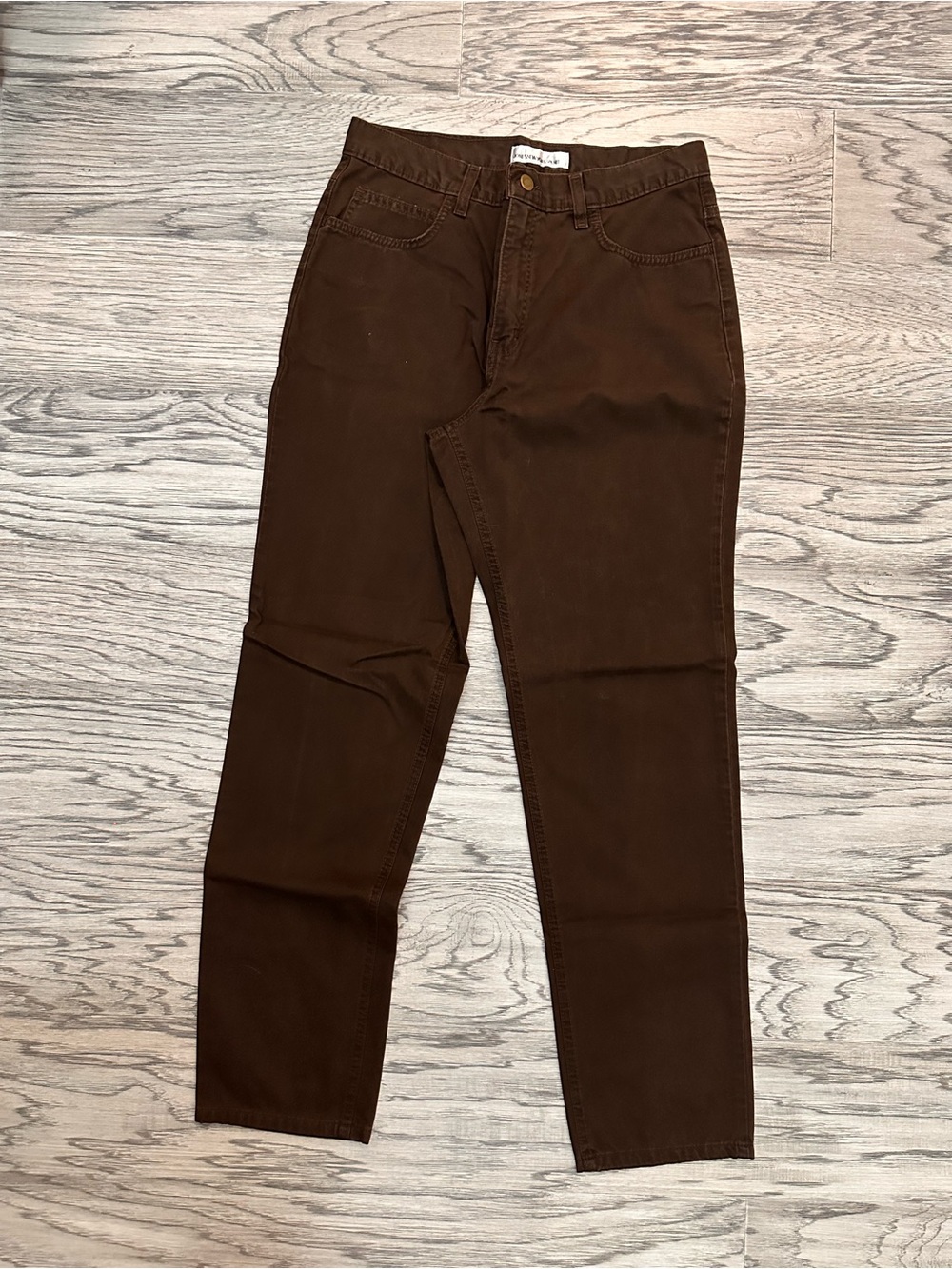 Jones New York Women's Straight Leg Jeans in Dark Brown